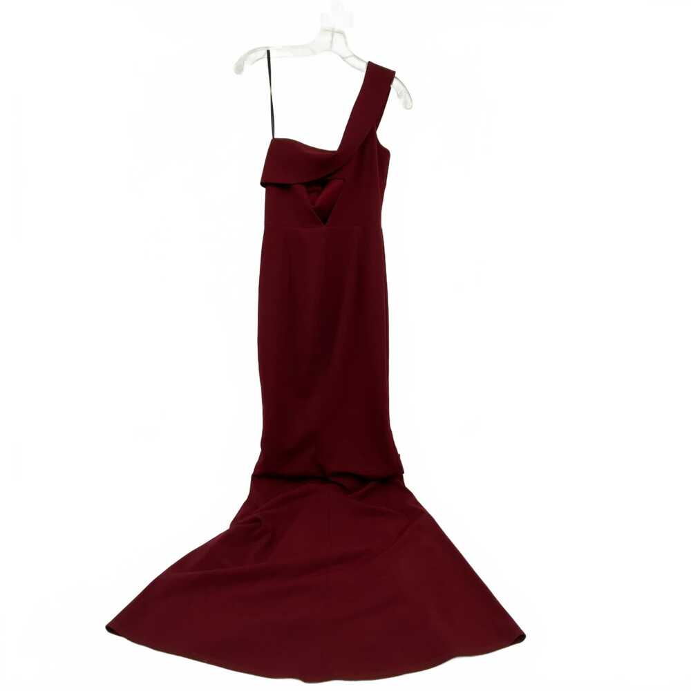 Katie May Burgundy Red One Shoulder Ball Gown Dress | Size Regular 8